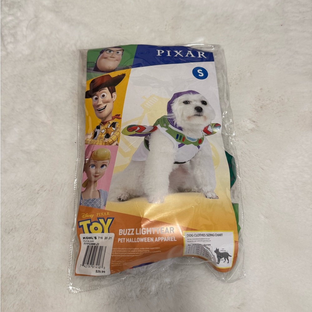 Pixar Buzz Lightyear Pet Costume